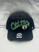 Load image into Gallery viewer, Boston Celtics NBA &#39;47 Brand Black Wave Hitch Snapback Adjustable Hat - Casey&#39;s Sports Store
