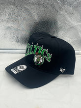 Load image into Gallery viewer, Boston Celtics NBA &#39;47 Brand Black Wave Hitch Snapback Adjustable Hat - Casey&#39;s Sports Store
