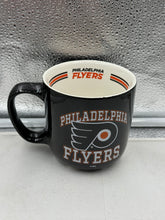 Load image into Gallery viewer, Philadelphia Flyers NHL 14oz Black Stripe Coffee Mug Cup Logo Brands
