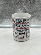 Load image into Gallery viewer, Close-up of Gonzaga Bulldogs NCAA Spirit Style 15oz Coffee Mug Cup emphasizing the ceramic material and large capacity for fans.
