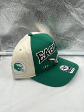 Load image into Gallery viewer, Philadelphia Eagles NFL &#39;47 Throwback Green TT Hitch Snapback Adjustable Hat featuring the iconic Eagles logo in a vintage green design.
