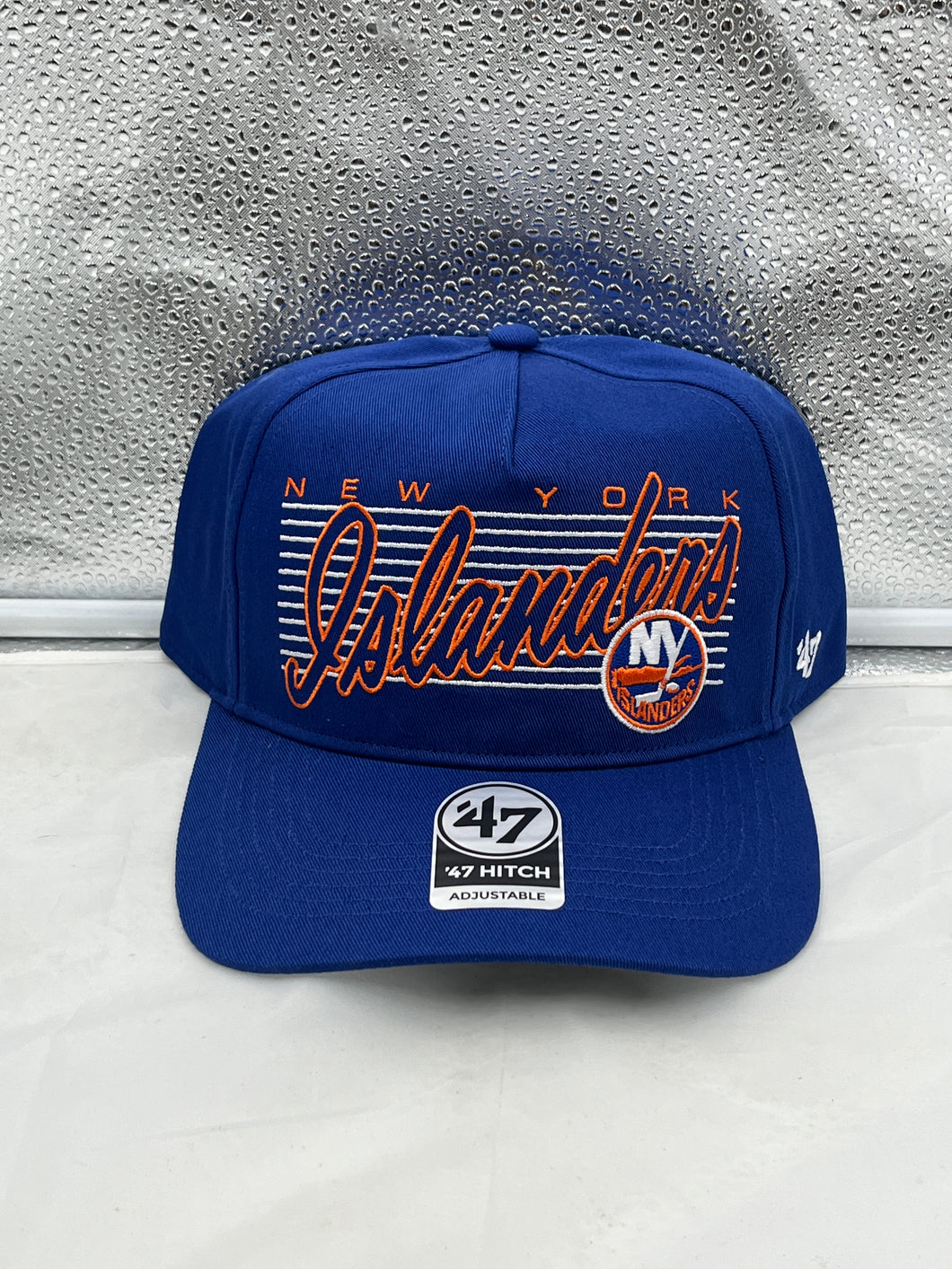 New York Islanders NHL '47 Blue Marquee Hitch Adjustable Snapback Hat - Casey's Sports Store