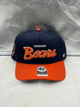 Load image into Gallery viewer, Chicago Bears NFL &#39;47 Brand Navy Two Tone Script Hitch Snapback Adjustable Hat - Casey&#39;s Sports Store
