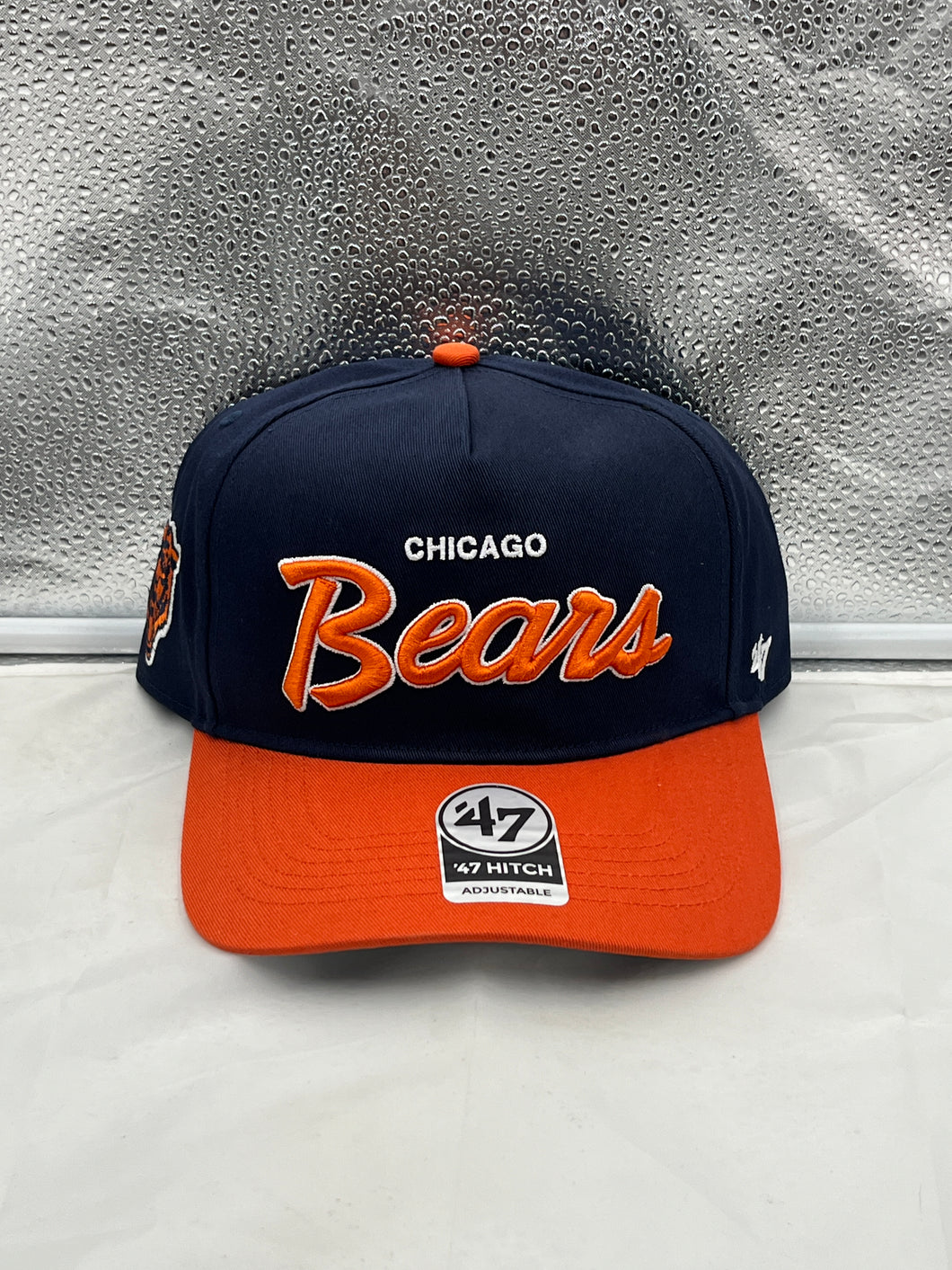 Chicago Bears NFL '47 Brand Navy Two Tone Script Hitch Snapback Adjustable Hat - Casey's Sports Store