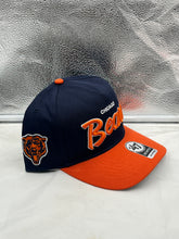 Load image into Gallery viewer, Chicago Bears NFL &#39;47 Brand Navy Two Tone Script Hitch Snapback Adjustable Hat - Casey&#39;s Sports Store
