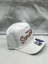 Load image into Gallery viewer, Florida State Seminoles FSU NCAA &#39;47 White Script Hitch Adjustable Snapback Hat - Casey&#39;s Sports Store
