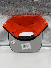 Load image into Gallery viewer, Back view of the San Francisco Giants MLB '47 Brand Orange Diamond Hitch Adjustable Snapback Hat highlighting the adjustable snapback design.
