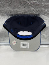 Load image into Gallery viewer, Back view of the Toronto Blue Jays MLB '47 Brand Blue TT Diamond Hitch Adjustable Snapback Hat featuring the adjustable snapback closure.
