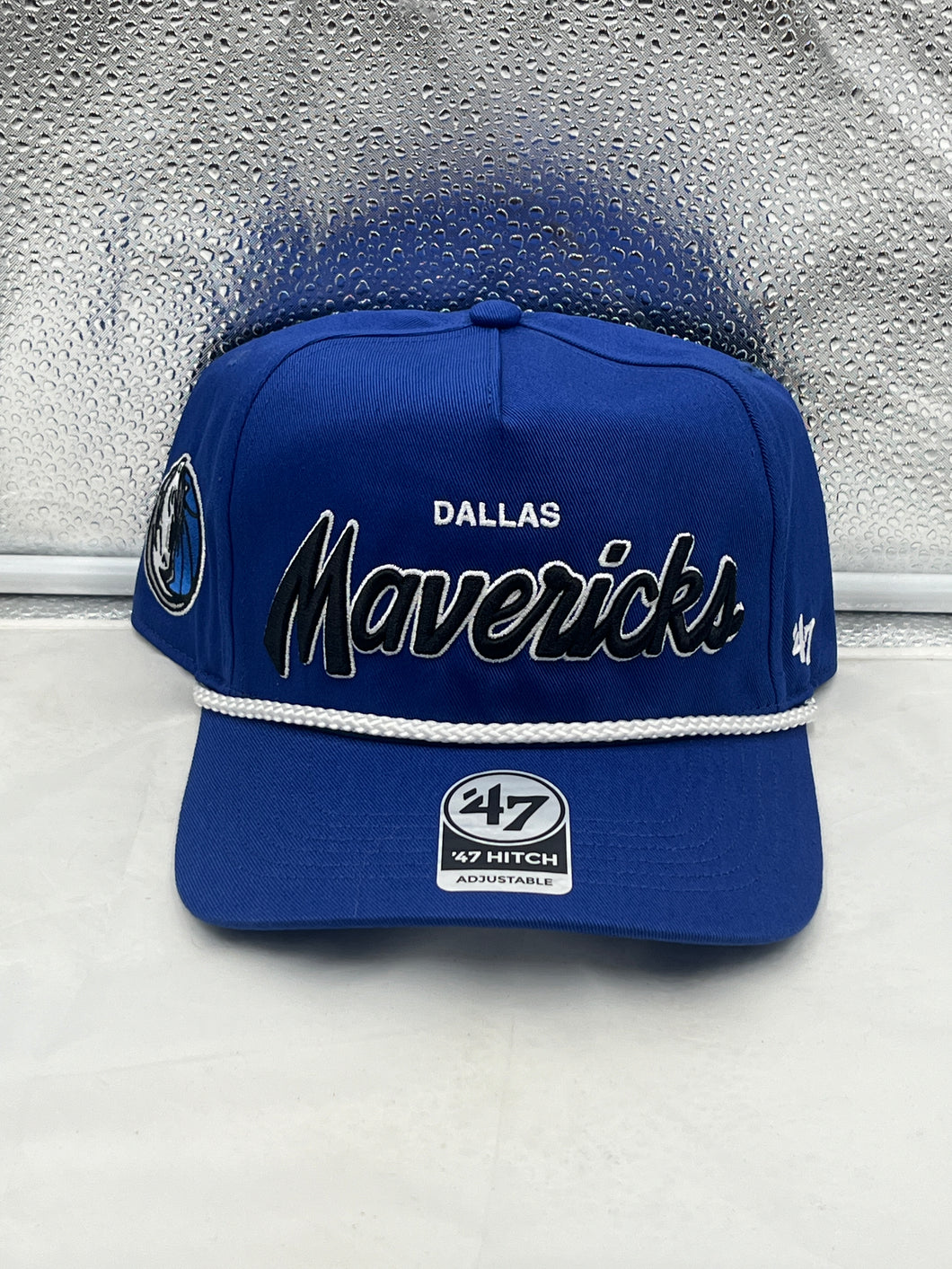 Dallas Mavericks NBA '47 Brand Script Blue Rope Hitch Snapback Adjustable Hat - Casey's Sports Store