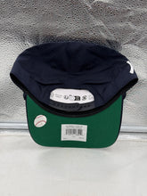 Load image into Gallery viewer, Side view of New York Yankees MLB '47 Brand Navy Hitch Rope Adjustable Snapback Hat with adjustable snapback feature.
