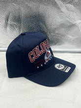 Load image into Gallery viewer, Colorado Avalanche NHL &#39;47 Navy Roscoe Hitch Adjustable Snapback Hat - Casey&#39;s Sports Store
