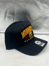 Load image into Gallery viewer, Denver Nuggets NBA &#39;47 Brand Black Roscoe Hitch Snapback Adjustable Hat - Casey&#39;s Sports Store
