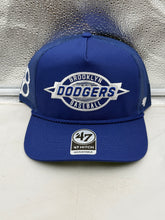 Load image into Gallery viewer, Los Angeles Dodgers MLB '47 Throwback Blue Hitch Rope Adjustable Snapback Hat displayed in vibrant blue, showcasing the classic Dodgers logo and vintage design.
