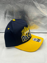 Load image into Gallery viewer, Indiana Pacers NBA &#39;47 Brand Navy Two Tone Hitch Snapback Adjustable Hat - Casey&#39;s Sports Store
