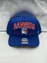 Load image into Gallery viewer, New York Rangers NHL &#39;47 Blue Roscoe Hitch Adjustable Snapback Hat - Casey&#39;s Sports Store
