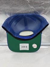 Load image into Gallery viewer, Back view of the New York Mets MLB '47 Brand Throwback Blue Hitch Rope Adjustable Snapback Hat highlighting the adjustable snapback closure.

