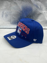 Load image into Gallery viewer, New York Rangers NHL &#39;47 Blue Roscoe Hitch Adjustable Snapback Hat - Casey&#39;s Sports Store
