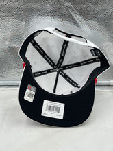 Load image into Gallery viewer, Stylish Ohio State Buckeyes NCAA &#39;47 Brand White Hitch Rope Adjustable Snapback Hat showcasing the iconic team logo, perfect for game day or casual wear.
