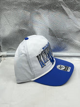 Load image into Gallery viewer, Kentucky Wildcats NCAA &#39;47 Brand White TT Hitch Rope Adjustable Snapback Hat featuring premium materials and a unique rope detail for team spirit.

