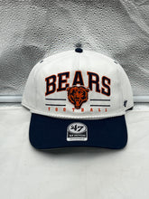 Load image into Gallery viewer, Chicago Bears NFL &#39;47 White TT Roscoe Hitch Rope Snapback Adjustable Hat showcasing its white color and vintage rope detailing on a neutral background.
