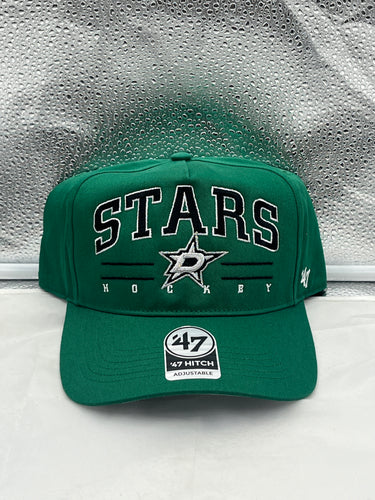 Dallas Stars NHL '47 Green Roscoe Hitch Adjustable Snapback Hat - Casey's Sports Store