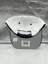 Load image into Gallery viewer, New England Patriots NFL &#39;47 White TT Roscoe Hitch Rope Snapback Adjustable Hat worn by a fan, demonstrating its perfect fit and comfortable design for game day.
