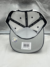 Load image into Gallery viewer, Detailed view of the New England Patriots NFL &#39;47 White TT Roscoe Hitch Rope Snapback Adjustable Hat with stylish rope detail, designed for comfort and durability.
