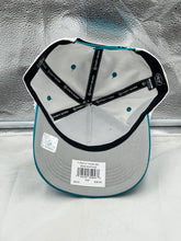 Load image into Gallery viewer, Close-up of Miami Dolphins NFL &#39;47 White TT Roscoe Hitch Rope Snapback Adjustable Hat, showcasing quality material and adjustable back for a perfect fit.
