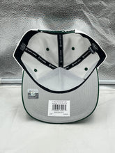 Load image into Gallery viewer, Side view of the New York Jets NFL &#39;47 White TT Roscoe Hitch Rope Snapback Adjustable Hat featuring adjustable snapback design and quality construction.
