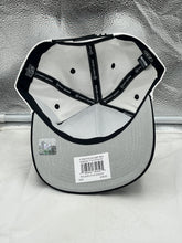 Load image into Gallery viewer, Close-up of Philadelphia Eagles NFL &#39;47 White TT Roscoe Hitch Rope Snapback Adjustable Hat highlighting quality fabric and adjustable fit, perfect for game day.
