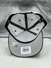 Load image into Gallery viewer, Close-up of the Atlanta Falcons NFL &#39;47 White TT Roscoe Hitch Rope Snapback Adjustable Hat highlighting the breathable material and classic white finish, perfect for any Falcons fan.
