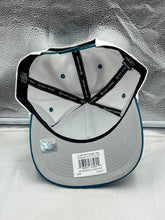 Load image into Gallery viewer, Close-up of the Jacksonville Jaguars NFL &#39;47 White TT Roscoe Hitch Rope Snapback Adjustable Hat highlighting its adjustable snapback feature and premium quality materials.
