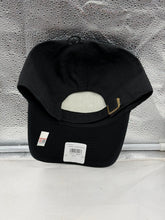 Load image into Gallery viewer, Side view of the UCF Golden Knights NCAA '47 Brand Black Clean Up Adjustable Strapback Hat, demonstrating its durable materials for long-lasting wear.
