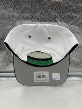 Load image into Gallery viewer, Side view of the Philadelphia Eagles NFL '47 Throwback White Hitch Rope Snapback Adjustable Hat highlighting the adjustable snapback closure.
