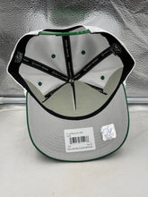 Load image into Gallery viewer, Flat lay composition of the Philadelphia Eagles NFL '47 Throwback White Hitch Rope Snapback Adjustable Hat with football-themed accessories.
