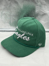 Load image into Gallery viewer, a green hat with philadelphia eagles on it
