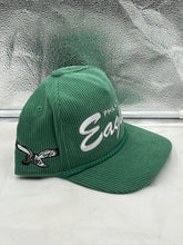 Load image into Gallery viewer, a green hat with a white eagle on it
