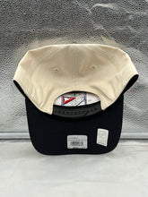 Load image into Gallery viewer, a baseball cap with a black brimmed peak and a white brimmed
