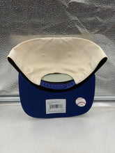 Load image into Gallery viewer, Side view of the Los Angeles Dodgers 1988 World Series MLB '47 Brand Natural Hitch Adjustable Hat, highlighting the iconic design and faded logo of this must-have Los Angeles Dodgers hat.
