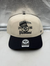 Load image into Gallery viewer, New York Yankees 1996 World Series MLB '47 Brand Natural TT Hitch Adjustable Hat showcasing stylish design and comfort, perfect for fans.

