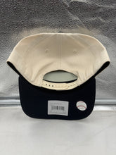 Load image into Gallery viewer, Side view of the New York Yankees 1996 World Series hat, highlighting the natural color and adjustable strap for a secure fit.
