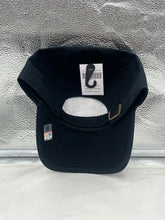 Load image into Gallery viewer, A person wearing the Stanford Cardinal NCAA &#39;47 Brand Black Clean Up Adjustable Strapback Hat at a game, exemplifying team spirit and style.
