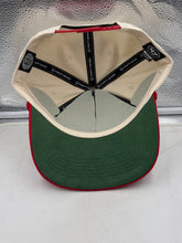 Load image into Gallery viewer, Back view of the NC State Wolfpack NCAA '47 Brand Natural TT Rope Hitch Adjustable Snapback Hat showing the snapback closure.

