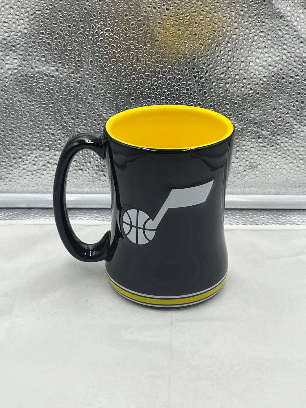 Utah Jazz NBA Black 14oz Coffee Mug Cup Logo Brands