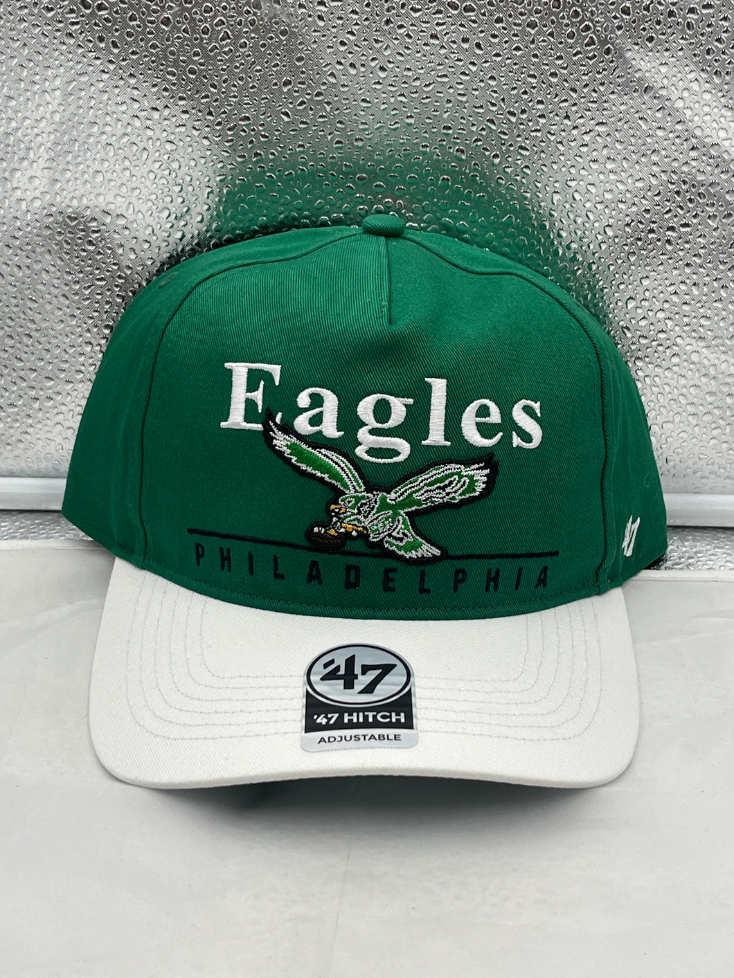 Philadelphia Eagles NFL '47 Throwback Green TT Hitch Snapback Adjustable Hat