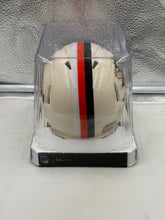 Load image into Gallery viewer, Cleveland Browns NFL Riddell Speed Retro Alternate Cream Mini Helmet, detailed product view of Cleveland Browns Mini Helmet
