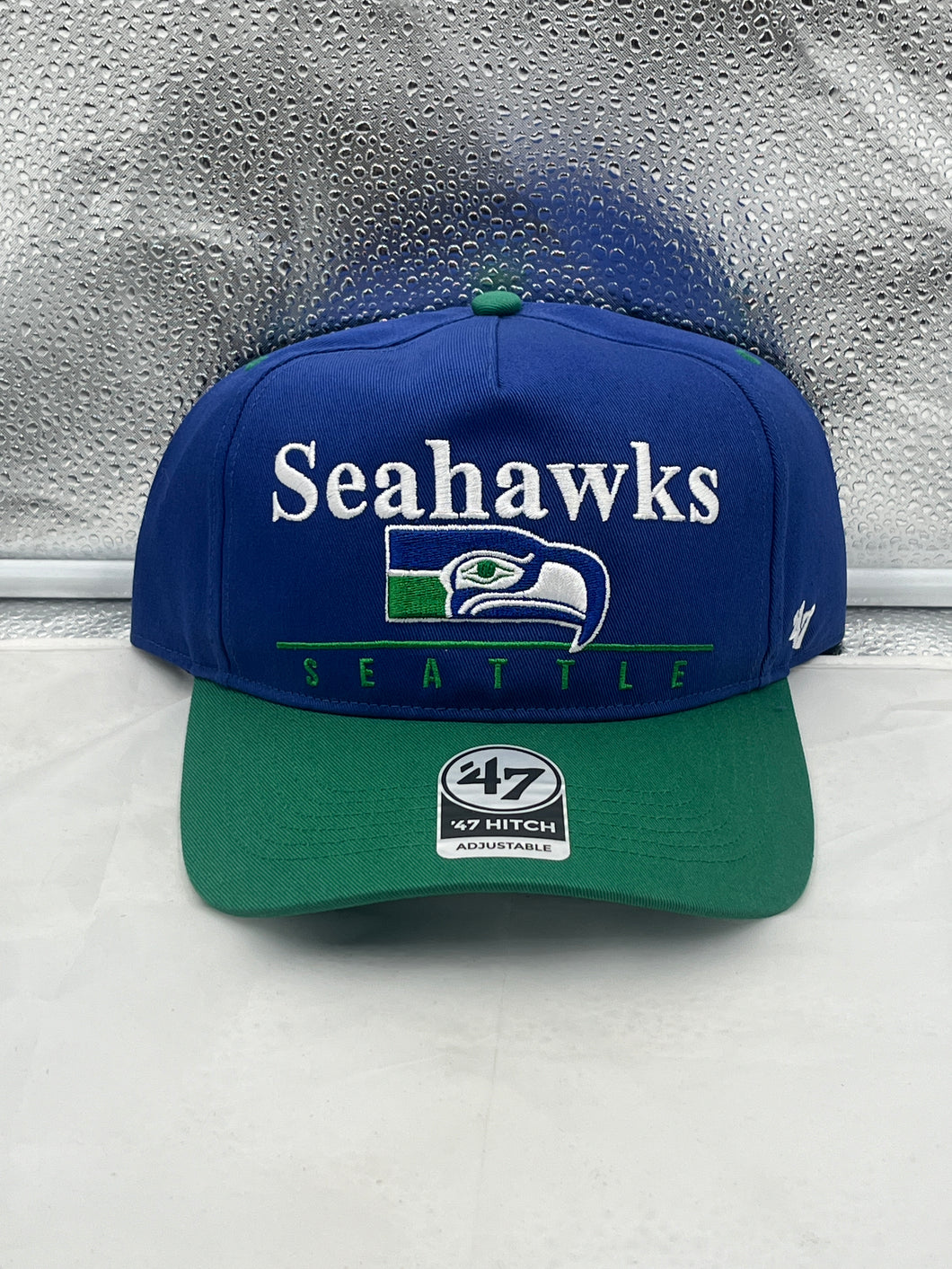 Seattle Seahawks NFL '47 Throwback Blue Two Tone Hitch Snapback Adjustable Hat