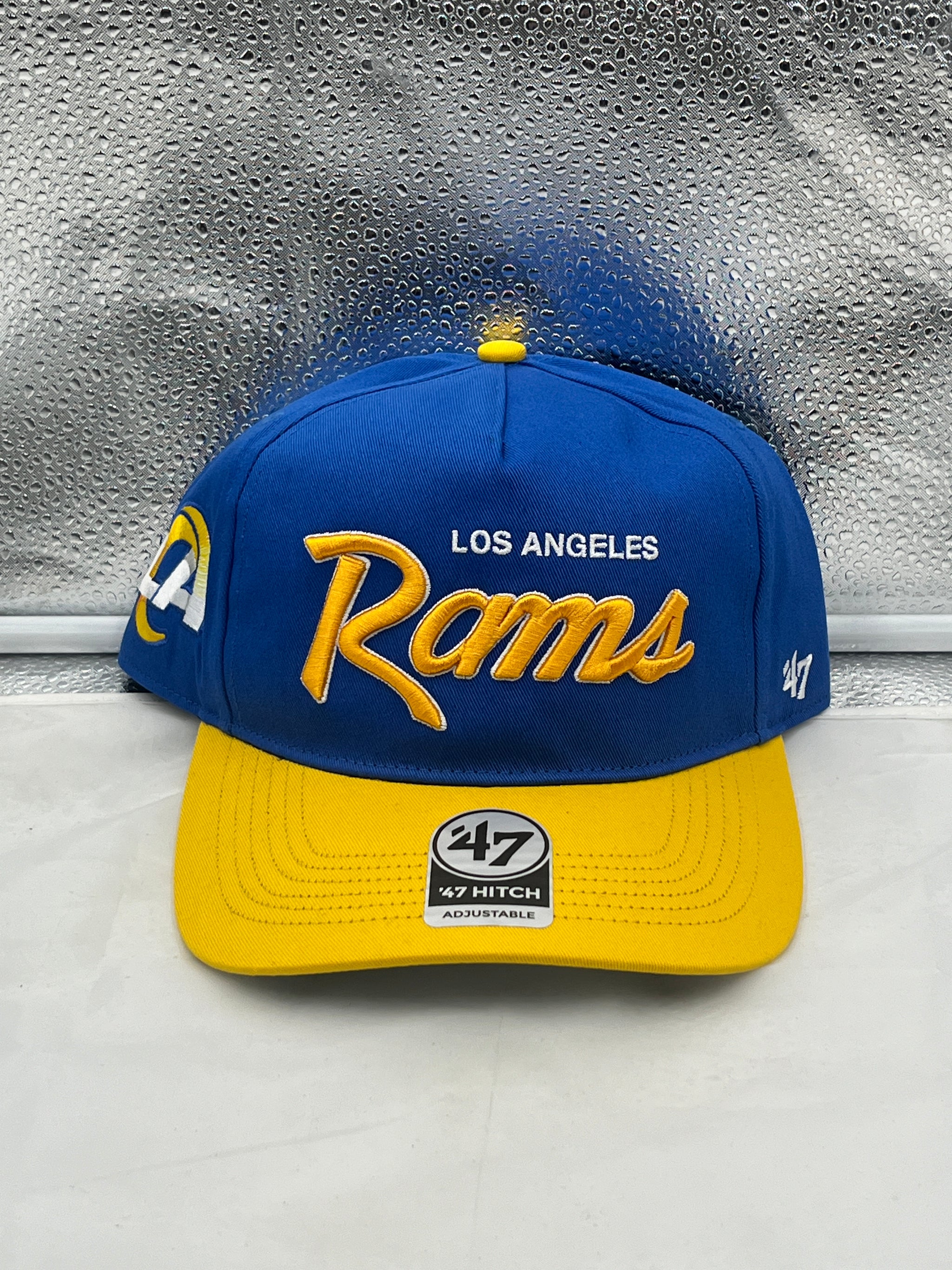 Los Angeles Rams NFL 47 Blue Two Tone Script Hitch Snapback Adjustable Hat