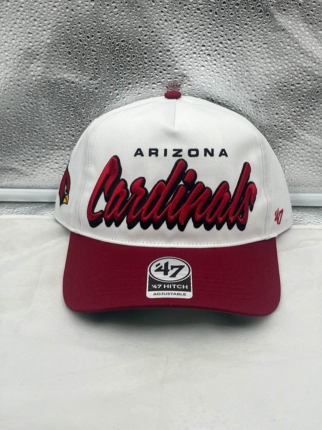 Arizona Cardinals NFL '47 Brand White Two Tone Hitch Snapback Adjustable Hat