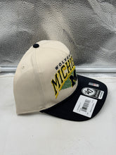 Load image into Gallery viewer, Michigan Wolverines NCAA '47 Brand Natural TT Hitch Rope Adjustable Snapback Hat, Michigan Wolverines hat adjustable snapback closure
